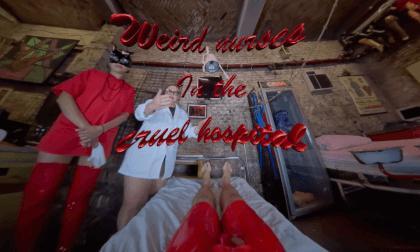 Weird Nurse In Catacombs