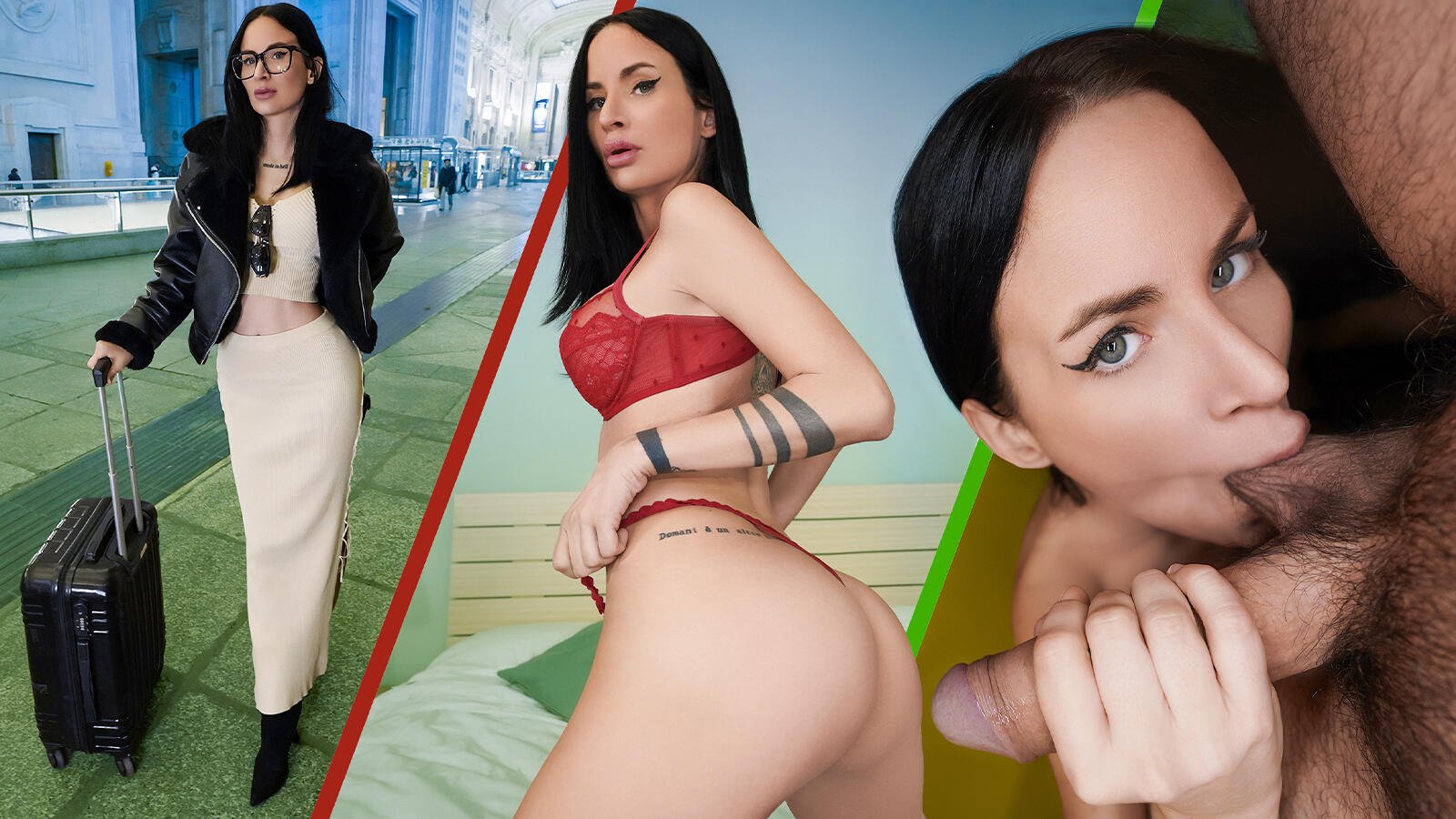 Pizza, A Strip Tease, And Authentic Italian Pussy (Rebecca Costa Debut)