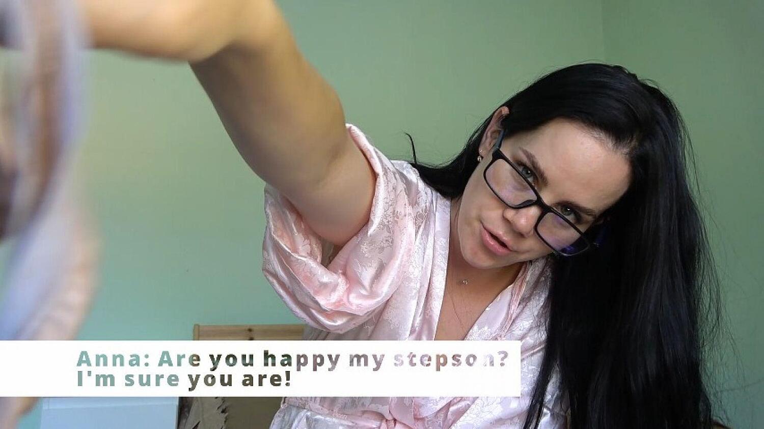 Step-Mother Anna Saw Her Step-Son Sniffing Her Panties