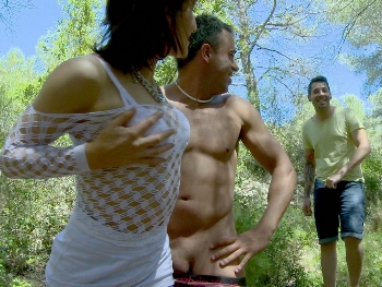 Fucking in a Forest Surrounded By Voyeurs. Heloise Loves Being Watched While She's Pounded to Death