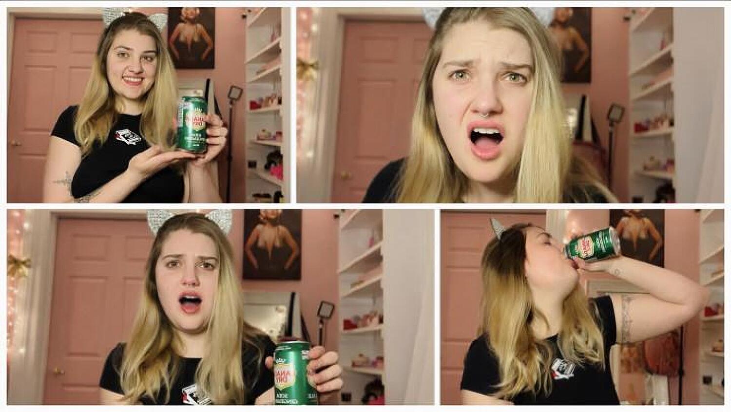 Chugging Pop And Burping Sfw