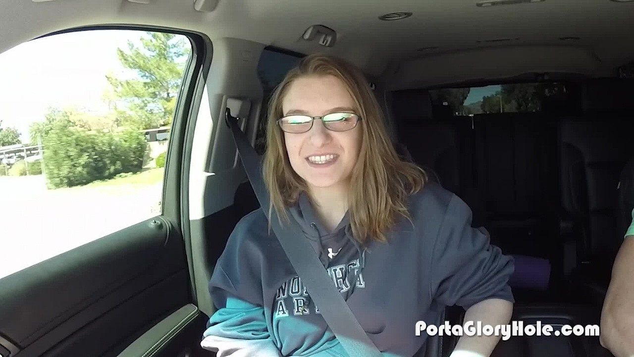 Eve on Her Way to the Porta Potty Gloryhole