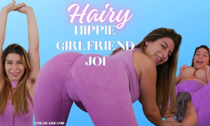 Hairy Hippie Girlfriend Joi