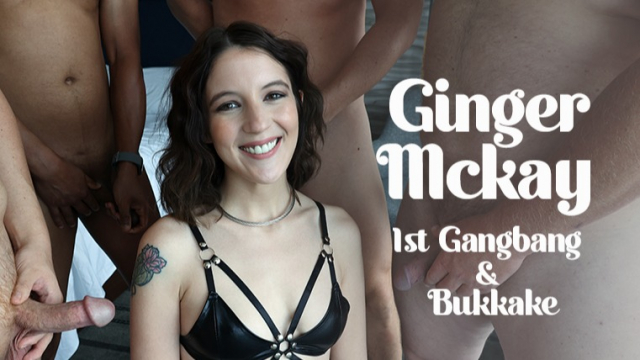 Ginger Mckays - 1 St Gangbang & Bukkake