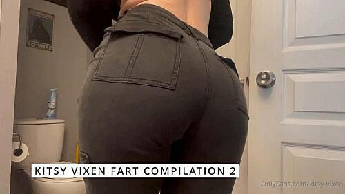 Kitsy Vixen Fart Compilation #2