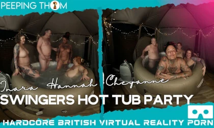 Hot Tub Party at Thoms House