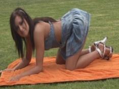 Ginger B Outdoor Play