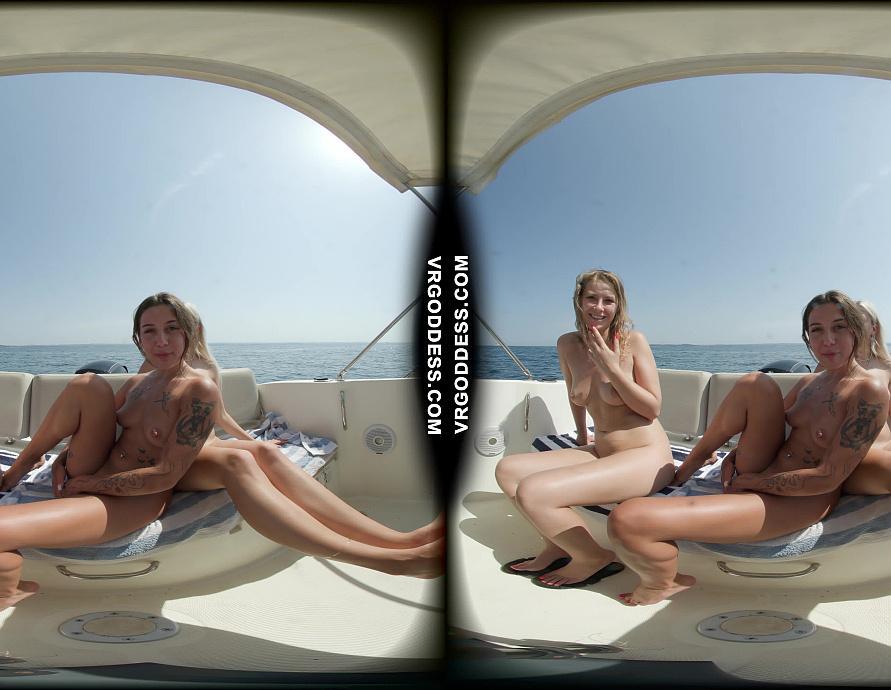 Naked And Masturbating On A Boat Vacationing
