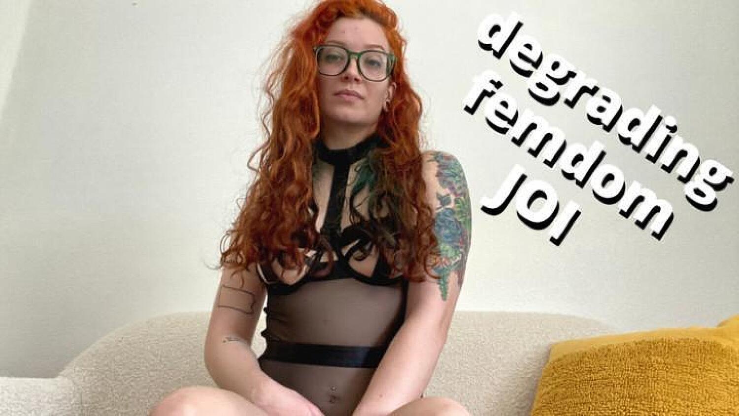 Degrading Femdom JOI For My Submissive