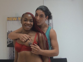 African Teen Comes Beside Her Old Boyfriend, and Teaches Him a True Sex Lesson