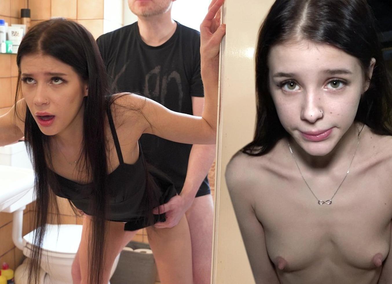 Tiny 18 Yo Babe Fucked Like A Prostitute