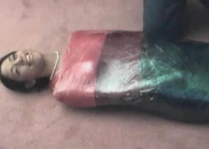 Samantha Love Wrapped In Plastic