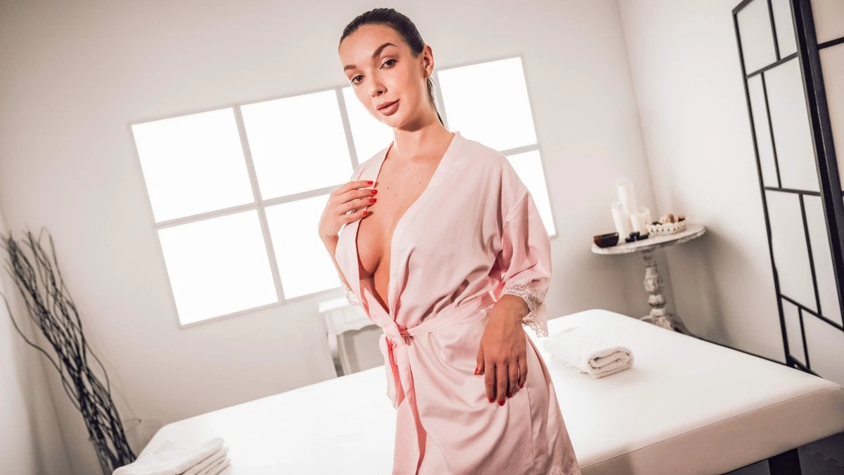 Massaged Czech Gets Cum on Tits