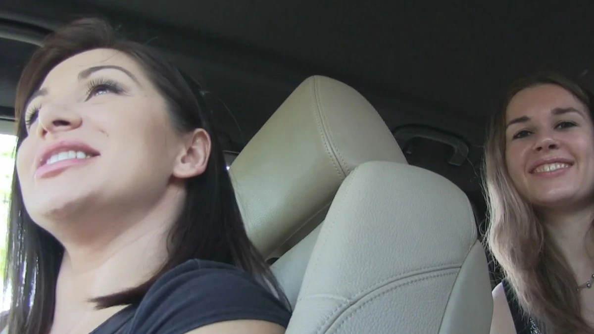 Hot Hitchhiking Babes Fuck for Cash Part 1