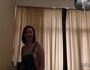 POV Lesbian Miss Pussycat Playing Licking and Getting Licked By Hot New Model Bleika in Overalls