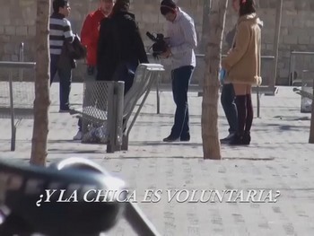 Nerd Hunters in Valencia. We Go Out with Aniara to Look for a College Guy and We Find Also a Gal