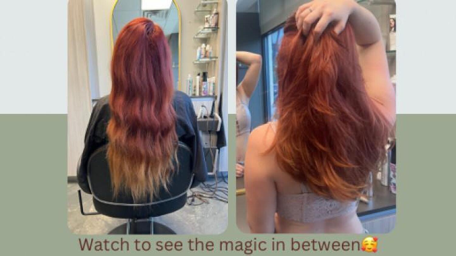 Redhead's Salon 4+ Inch Haircut Part 2