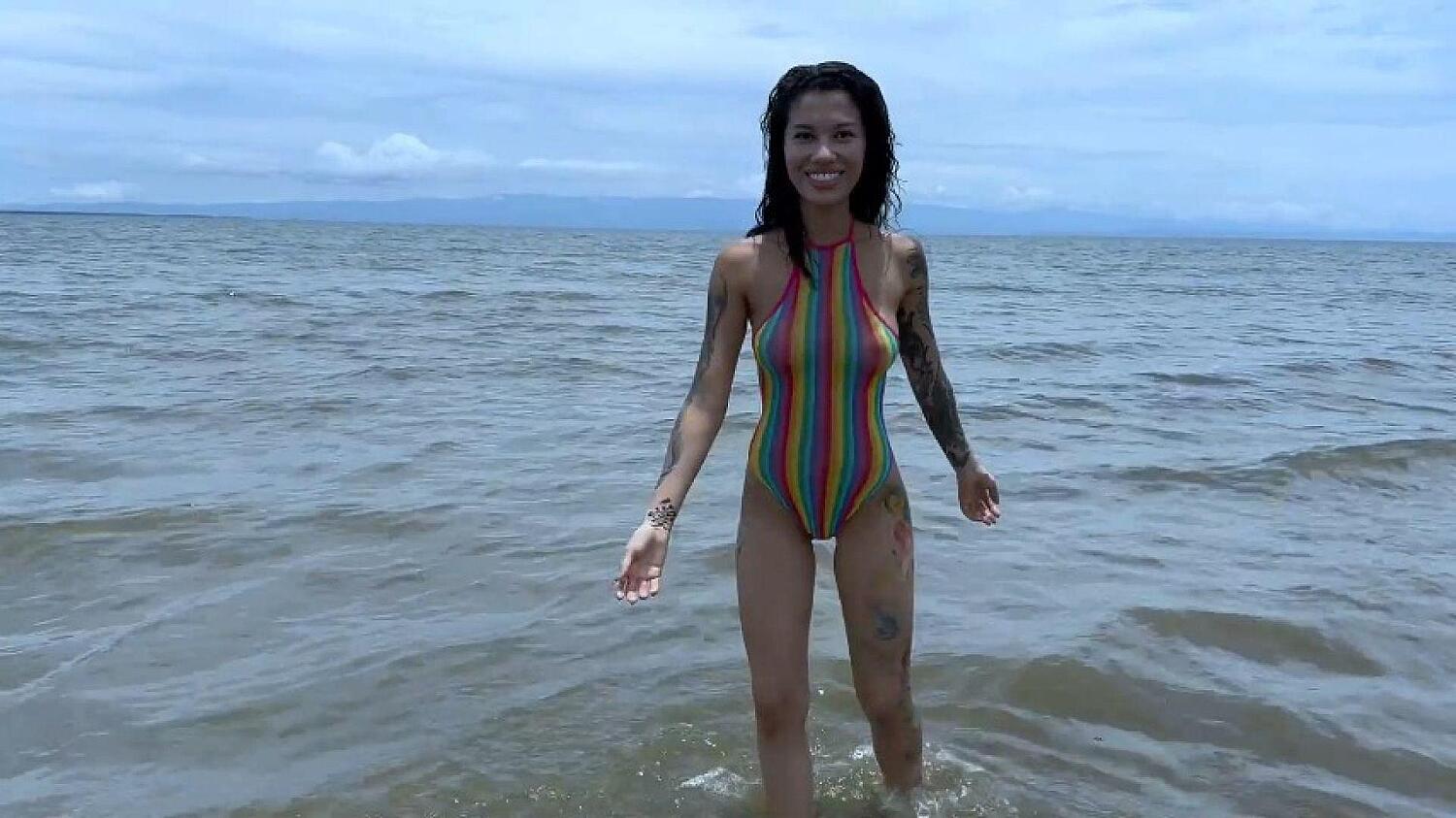 Jessica On The Beach