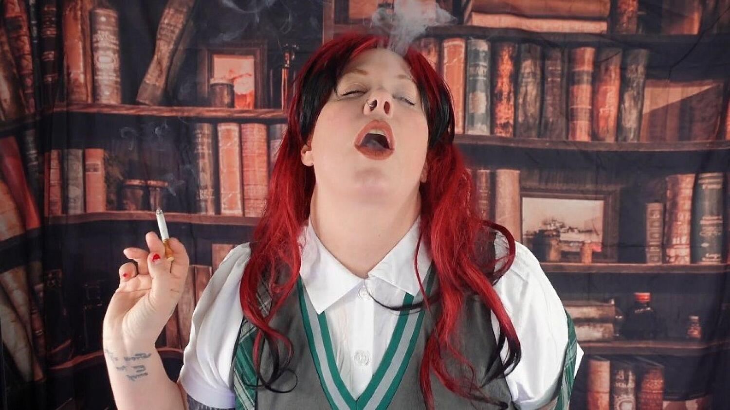 Slytherin Smoking In The Library Teases You