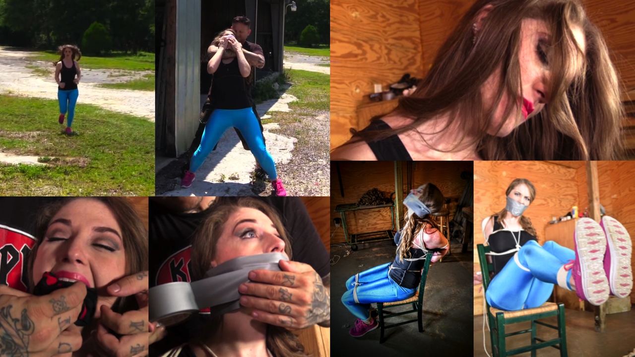 Jogger Captured and Chairtied