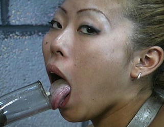 Brutal Suspension and Cock Sucking for an Asian Darling
