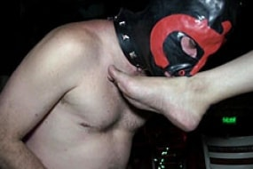Porn Show with Masked Man