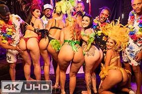 Wild DP Squirting Fuck Party Orgy