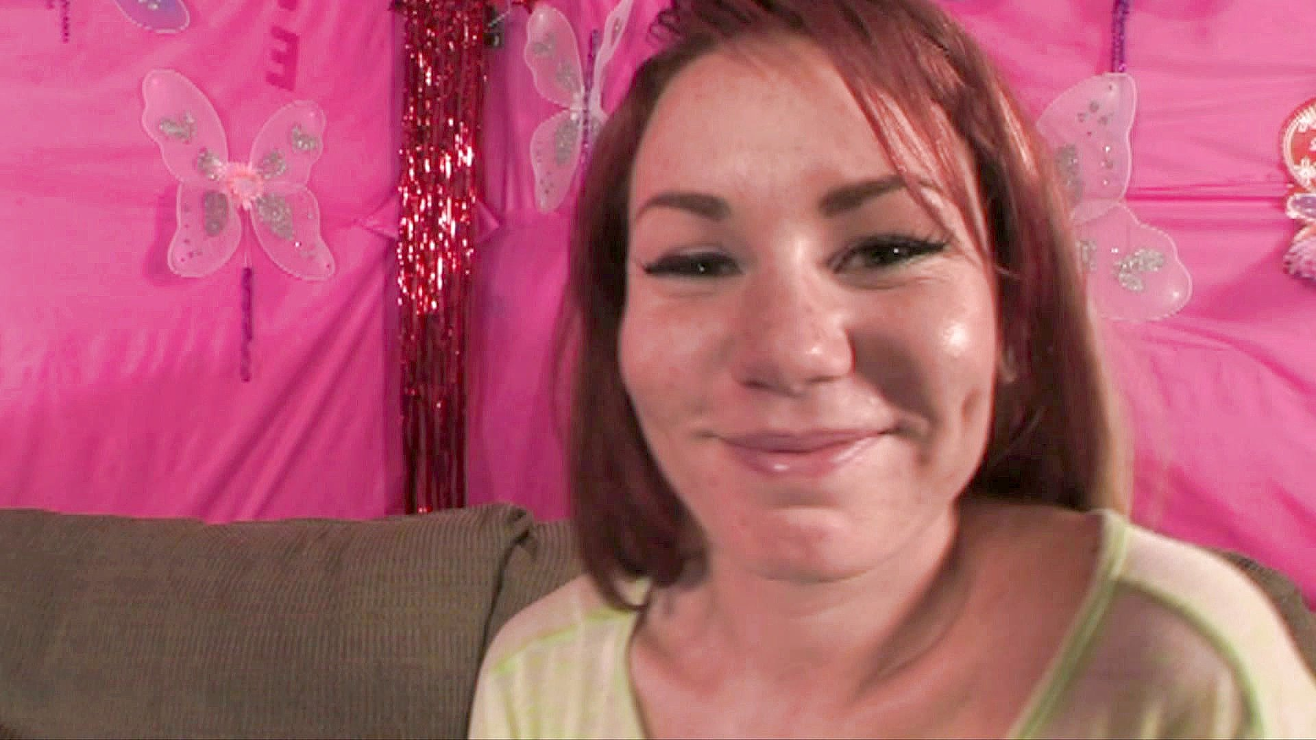 We Take You in Close As Domino Aries Gives a Deepthroat Blowjob