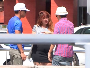 Excuse Me, Busty Curvy Lady, Do You Want to Appear on a Music Clip of Our Star? Ricky's Back!