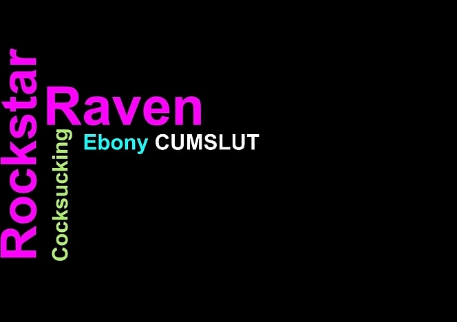 Rock Star Ebony Cumslut