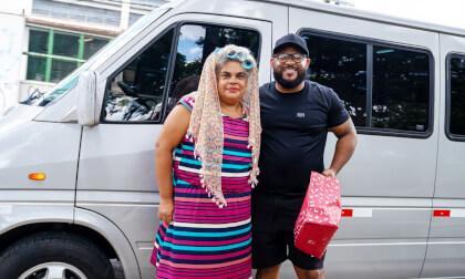 BBW Mature Follows A Special Invitation To My Van