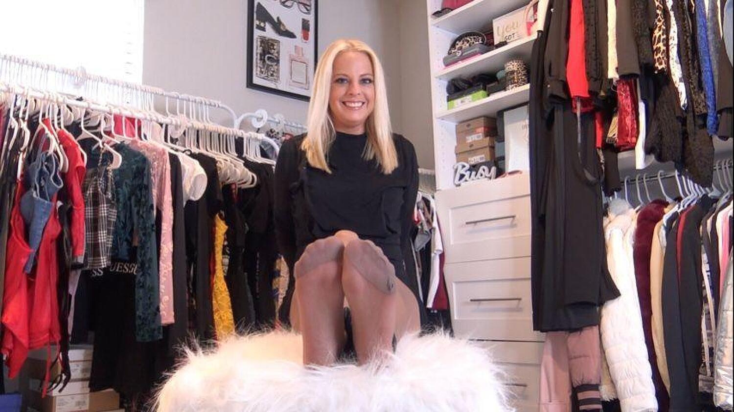 Tied In Pantyhose Before Dinner