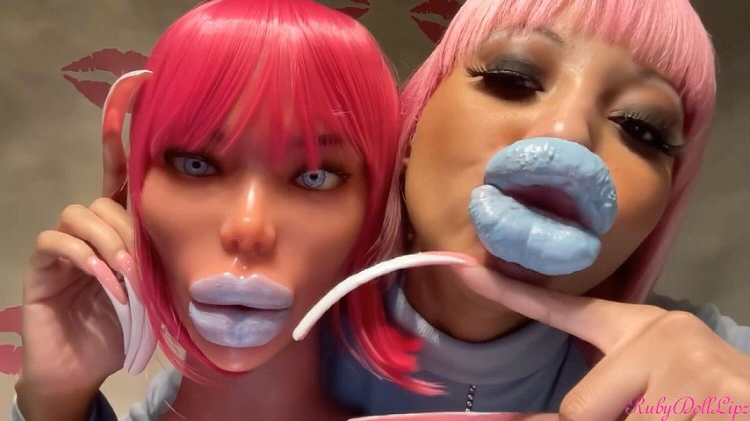 Lipstick #7+Soft Sex Doll Head