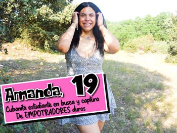 Amanda, the Cuban Beast for a Canarian Banger's First Time. Dirty Close Banging at First Fakings!