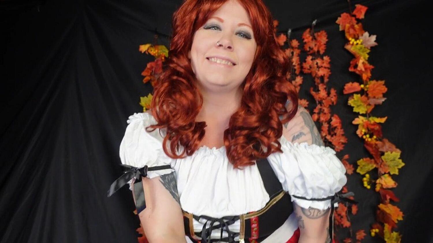 Oktoberfest Waitress Encourages You To Eat More
