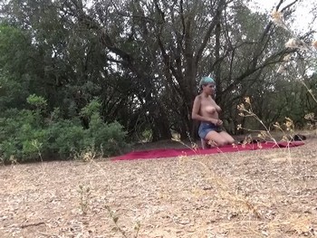 Vivi Goes Cruising Around the Clearings in Sevilla. She Masturbates Just to Get Some Cocks