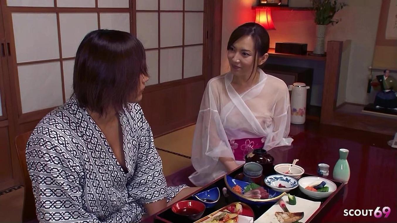 Japanese Girl Give Rimjob And Get Deep Creampie Fuck By Client In Parlour At Uncensored Porn