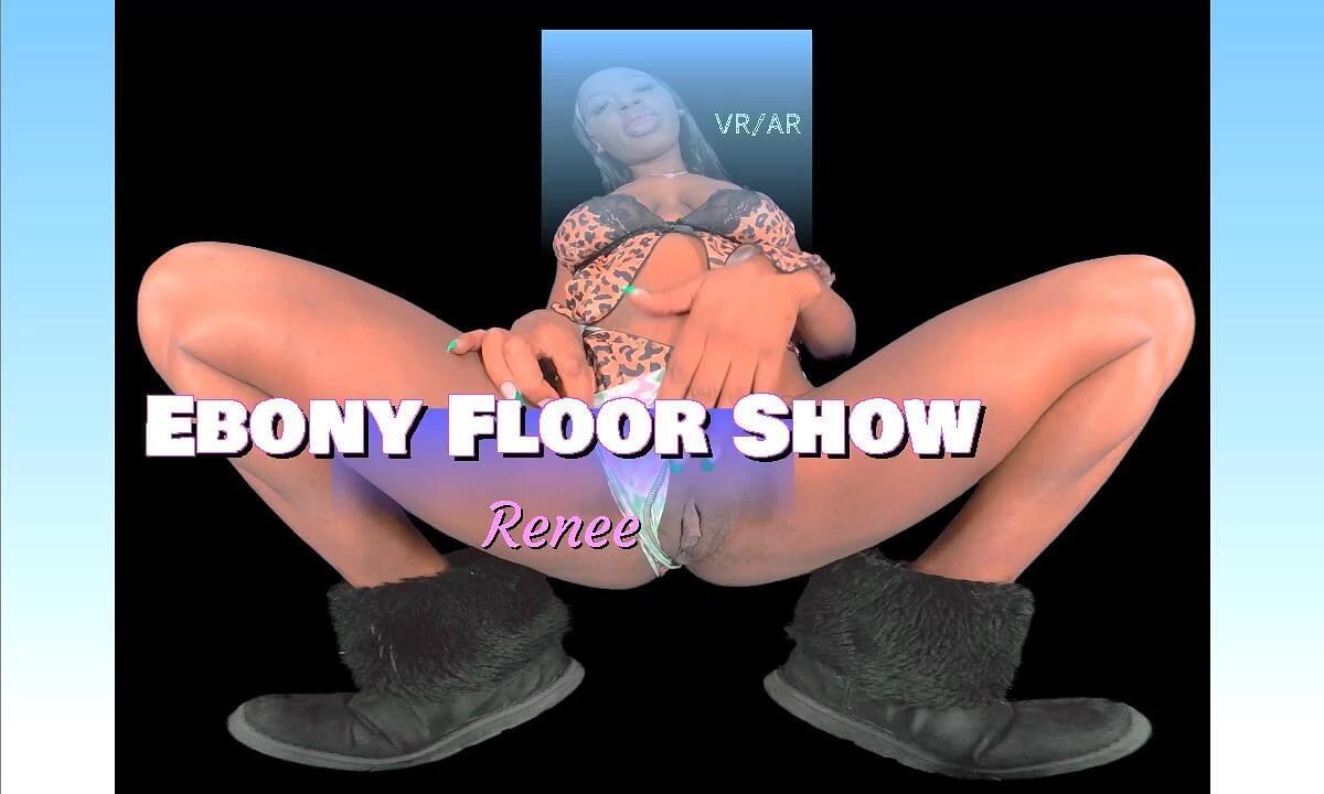 Ebony Floor Show - Sexy Dance & Tease