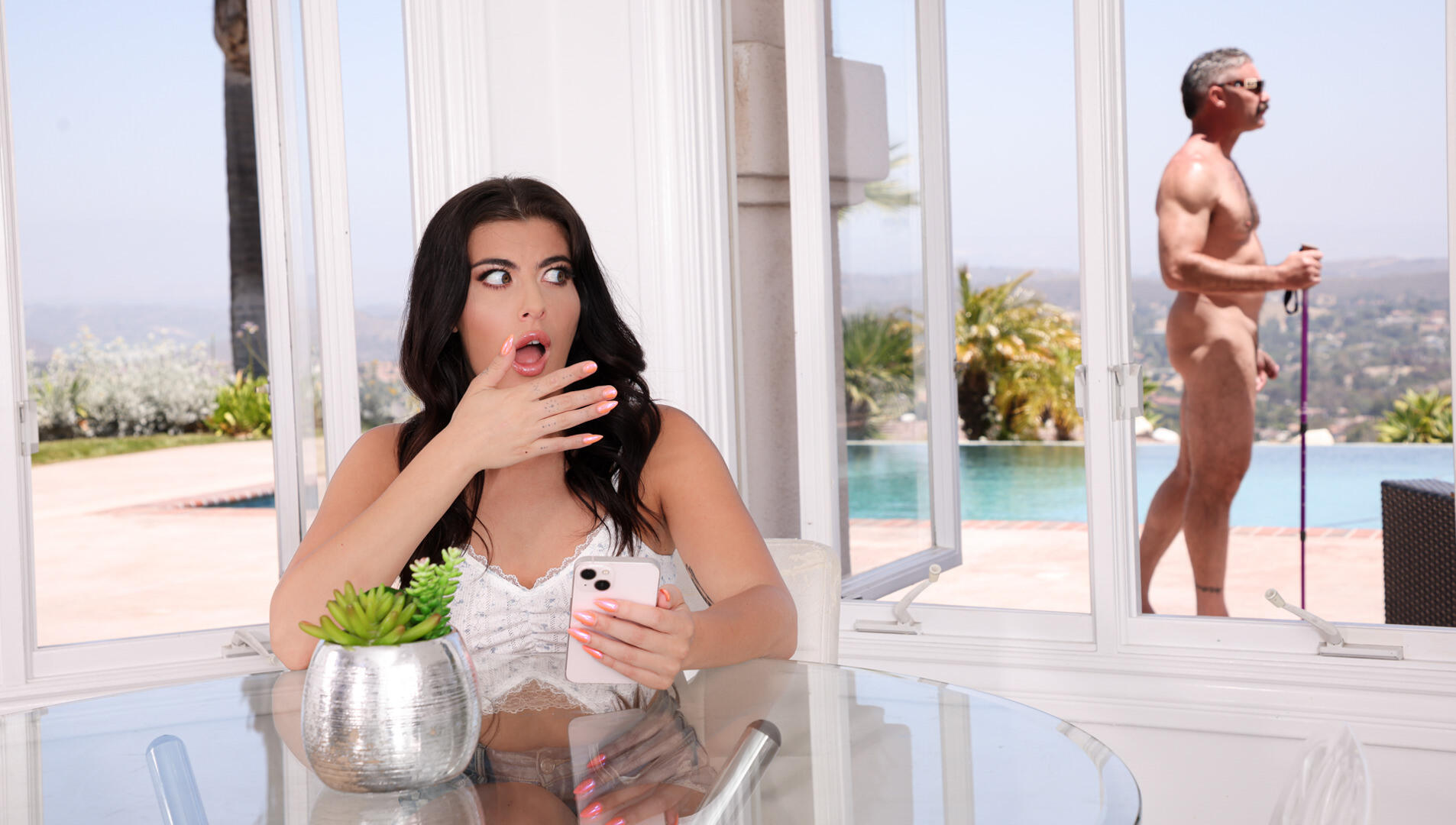 My Neighbor's A Nudist?! #02 - Gal Ritchie & Charles Dera