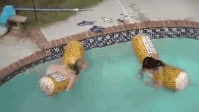 Voyeur Cam Watching Me in the Pool!