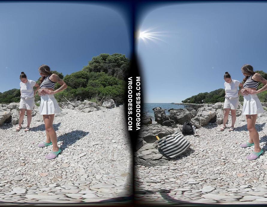 Friends Vanessa Klein And Dora Enjoying The Last Sunny Day Of Summer On A Nude Beach In Italy