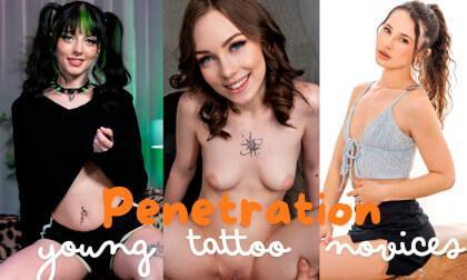 Penetration of Young Tattoo Novices