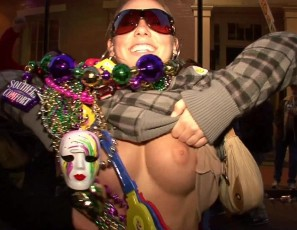 Awesome Mardi Gras Tits