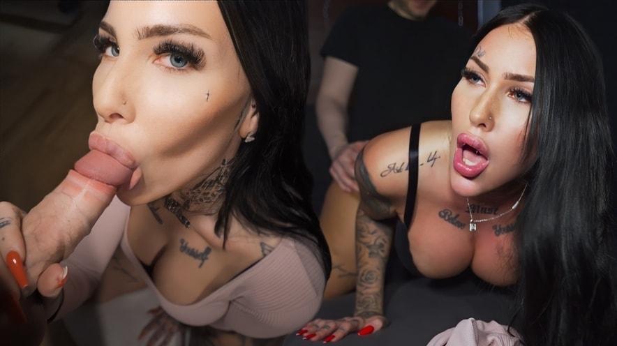 Young Tattoo Model Ass Fucked, Facialized and Creampied - Cum Dumpster Life