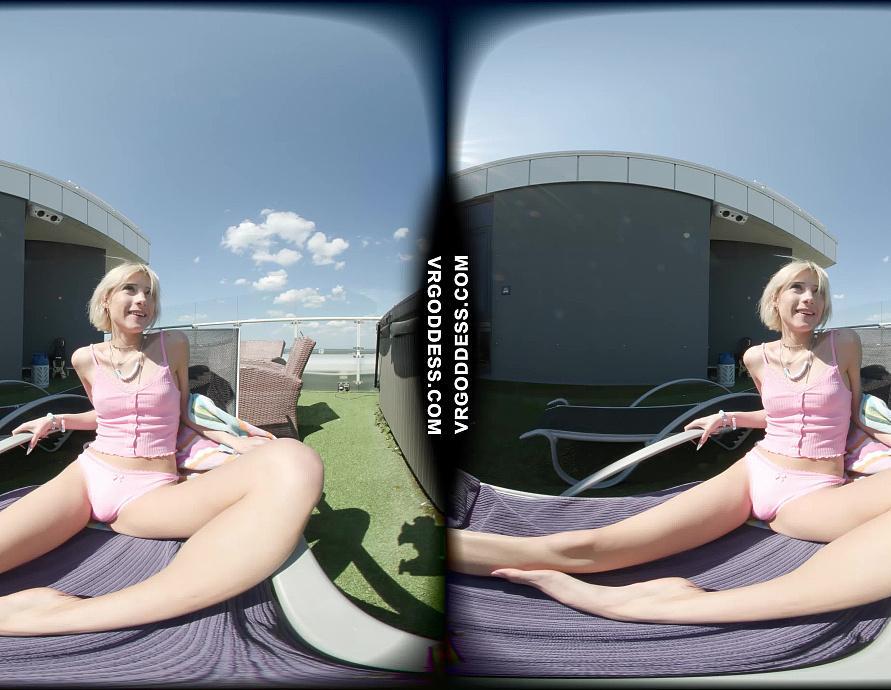 MIA18 Oiling Herself On The Last Sunny Day Of The Year Sunbathing Outdoors Then Showering Off