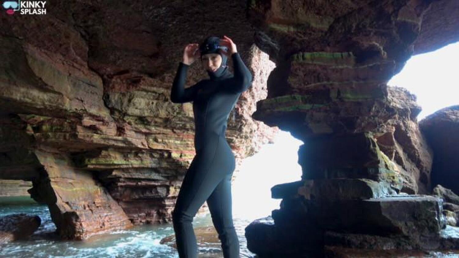 Wetsuit Cave Encounter Secret Fun With Mysterious Stranger