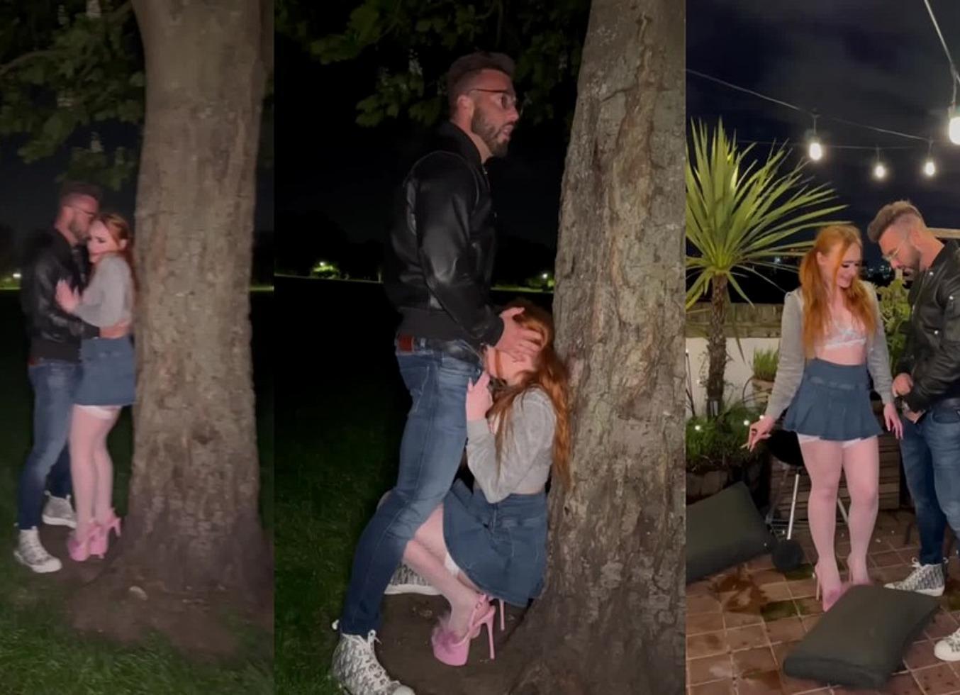 Redhead Slut Pixie Bell Gets Public Fuck