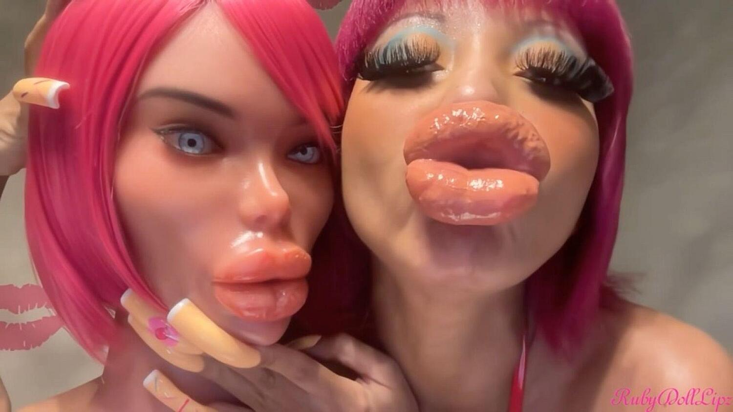 Lipstick #5+Soft Sex Doll Head