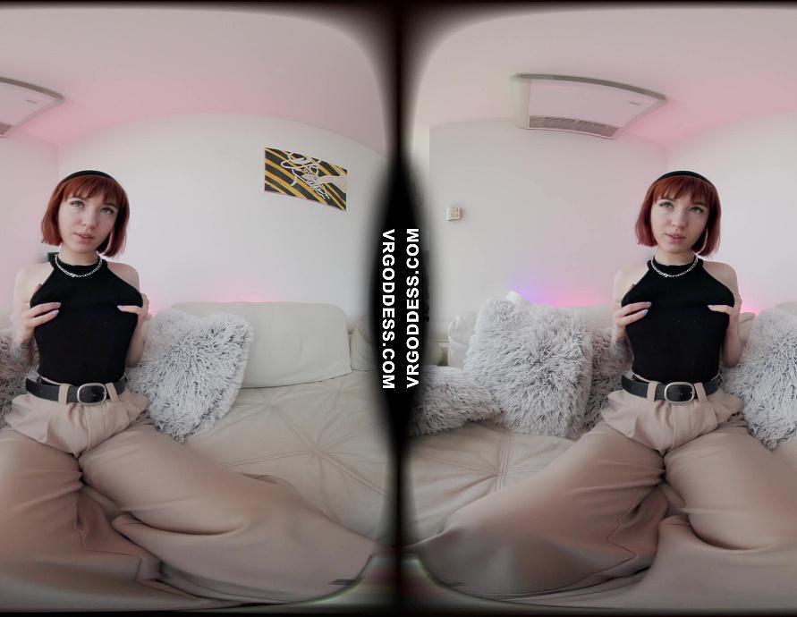 Hottest New Young Redhead Big Boob Model Lily Mays First Time Casting Finger Masturbation