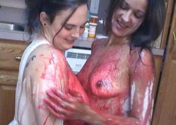 Madalyn & Maria Get Sticky